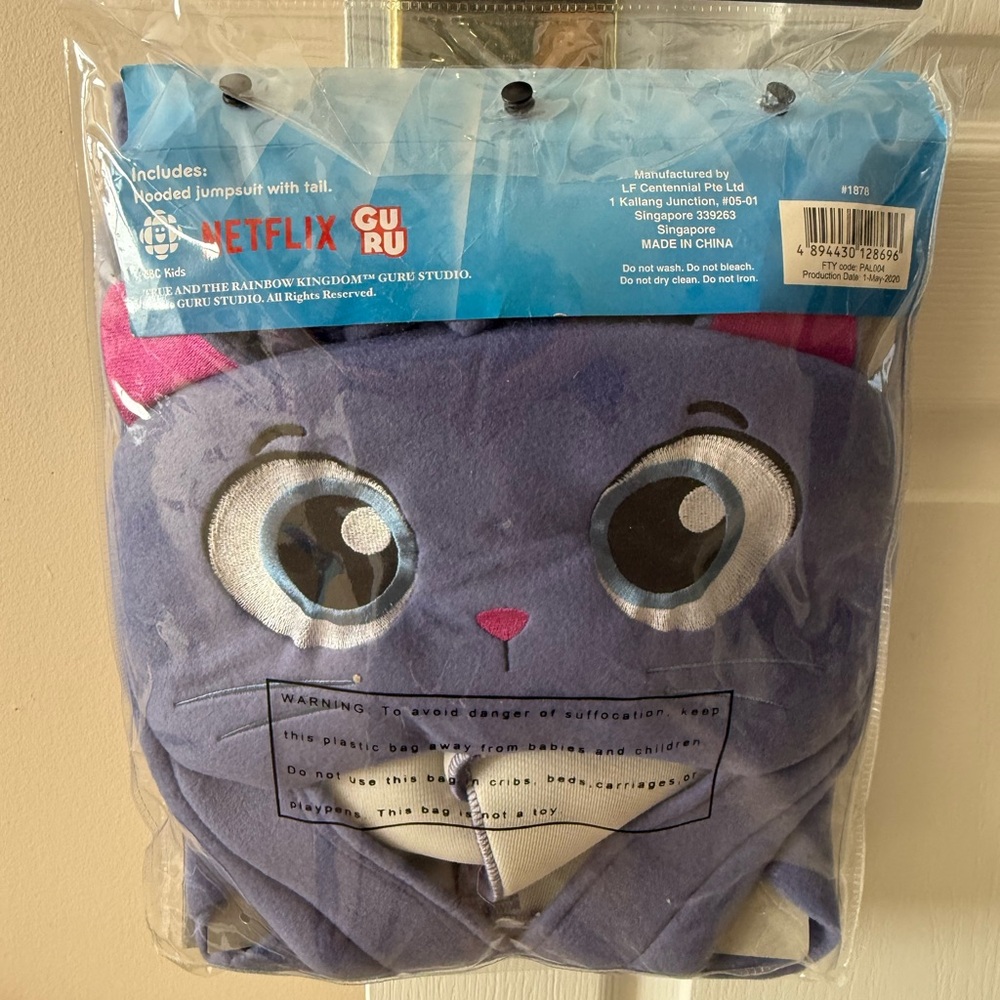 Netflix True and the Rainbow Kingdom Bartleby Guru Hooded Cat Jumpsuit Toddler